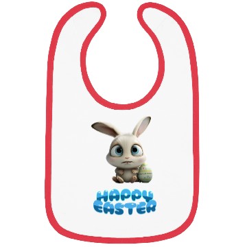 Discover Funny Cute Happy Easter Bunny Bibs