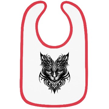 Discover Cute Kittens In Tattoo Style Bibs