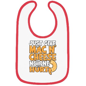 Discover Mac N' Cheese Taster Pasta Food Macaroni Bibs