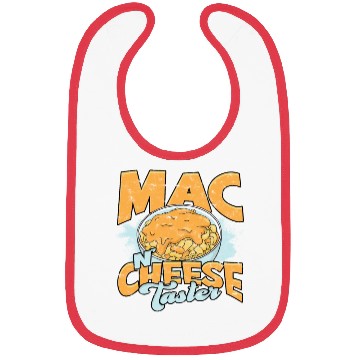 Discover Mac N' Cheese Taster Pasta Food Macaroni Bibs