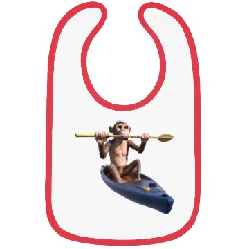 Discover Monkey in a kayak Bibs