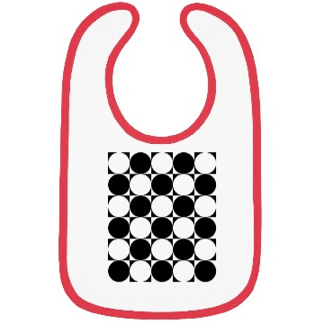 Discover opart polka dots Bibs