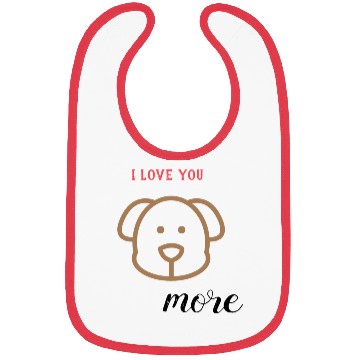 Discover Cool dog sticker Bibs