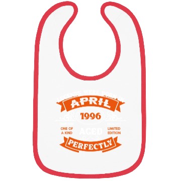 Discover Legends Were Born In April 1996 Birthday Bibs