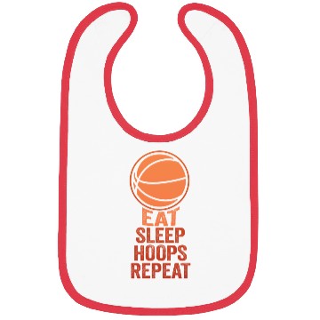 Discover Eat Sleep Hoops Repeat Basketball Team Bibs