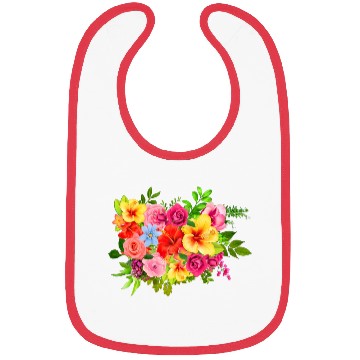 Discover summer flowers Bibs