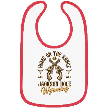 Discover Jackson Hole Wyoming wild west town Bibs