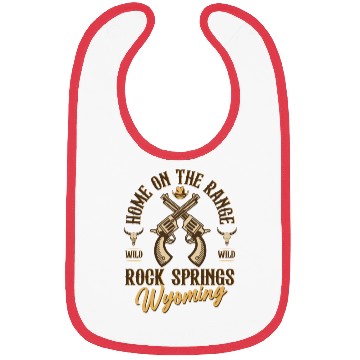 Discover RockSprings Wyoming wild west town Bibs
