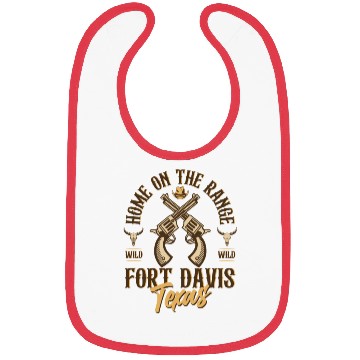 Discover Fort Davis Texas wild west town Bibs