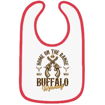 Discover Buffalo Wyoming wild west town Bibs