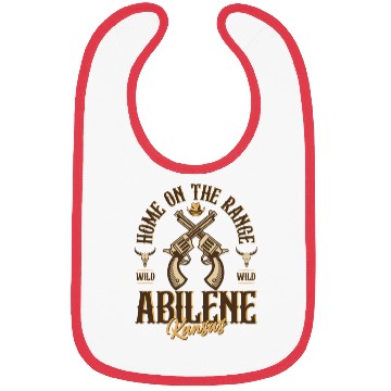 Discover Abilene Kansas wild west town Bibs