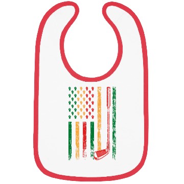 Discover American Sports Flag Athletic Black Juneteenth Bibs