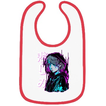 Discover Sad Emo Anime Japanese Aesthetic Vaporwave Bibs