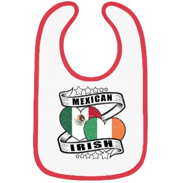 Discover Half Irish Half Mexican Bibs for kids