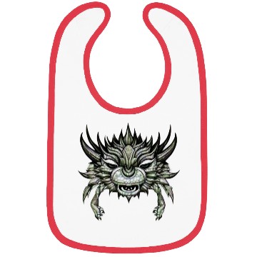 Discover crab dragon green Bibs