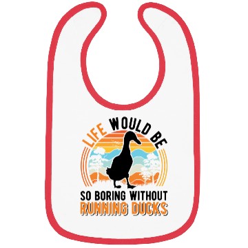 Discover Indian Runner Gift Running Duck Bibs