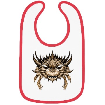 Discover crab dragon brown Bibs