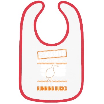 Discover Warning Runner Duck Bottle Running Bibs