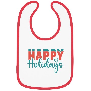 Discover Happy Holidays Bibs