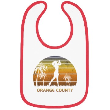 Discover Retro Orange County Women's Golf Golfing Fan Bibs