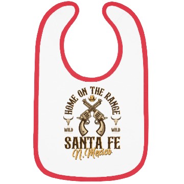 Discover Santa Fe New Mexico wild west town Bibs