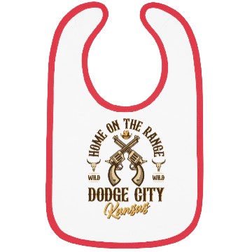 Discover Dodge City Kansas wild west town Bibs