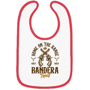 Discover Bandera Texas wild west town Bibs