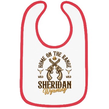 Discover Sheridan Wyoming wild west town Bibs