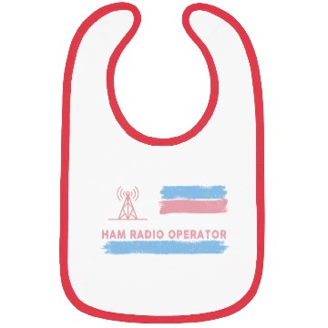 Discover Ham Radio Operator US Flag Bibs