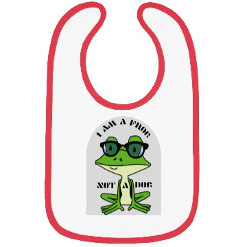 Discover I AM A FROG Bibs