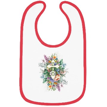 Discover Easter Blessed Roses Bibs