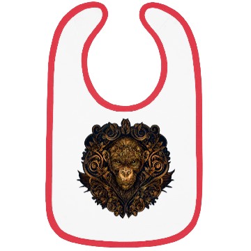 Discover Abstract Tribal Monkey Chinese Astrology Zodiac An Bibs