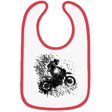 Discover Motorcycle Tattoo Splash Racing Style Bibs