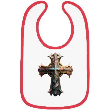 Discover Jesus Cross Painting Bibs