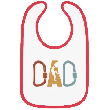 Discover Mountain Climbing Dad Mountaineering Bibs