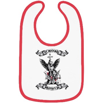 Discover Archangel Saint Michael Protect Us Defend Us Long Bibs