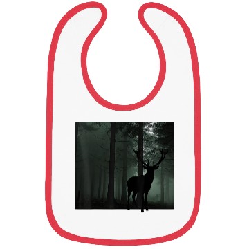Discover Forest Deer Hunter Vintage Retro Hunting Bibs