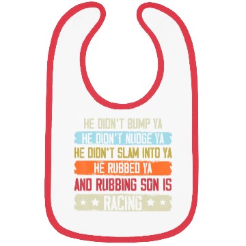 Discover Funny Dirt Track Racing Sprint Car Speedway Racer Bibs