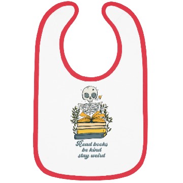 Discover Read Books Be Kind Stay Weird Funny Book Lover Bibs