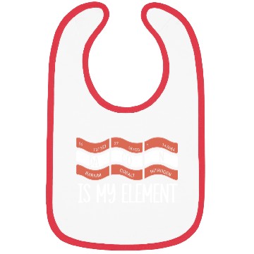 Discover Funny Science Pun Bacon Periodic Table Bibs