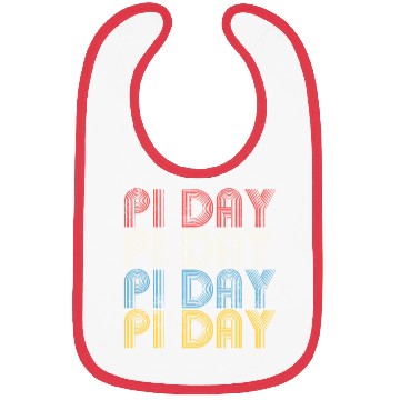 Discover Pi Day Math 314 Number Pi Lover Retro Vintage Bibs
