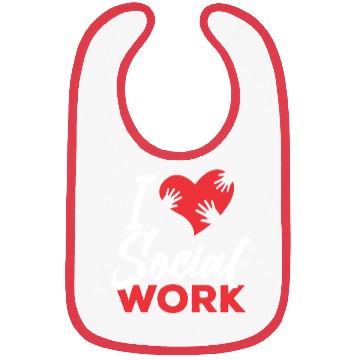 Discover I Love Social Work Job Worker Graduation Bibs