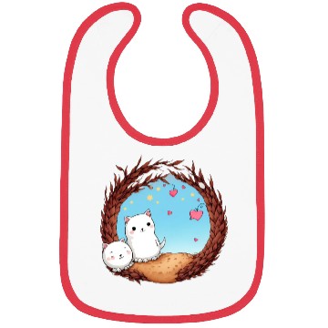 Discover Hearts and Stars Bibs