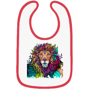 Discover lion Bibs