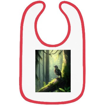 Discover Forest Bird: Nature's Handmade Artwork Bibs