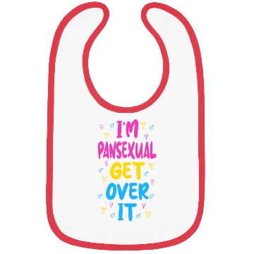 Discover Im Pansexual Get Over It Bibs
