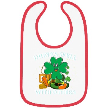 Discover Drinks Well With Others St. Patrick's DayT-Bibs