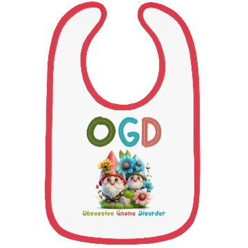 Discover Obsessive Gnome Disorder - Cute Garden Gnome Bibs