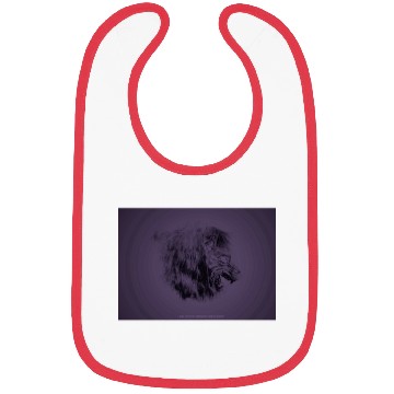 Discover Wolf #3 (Purple) Bibs