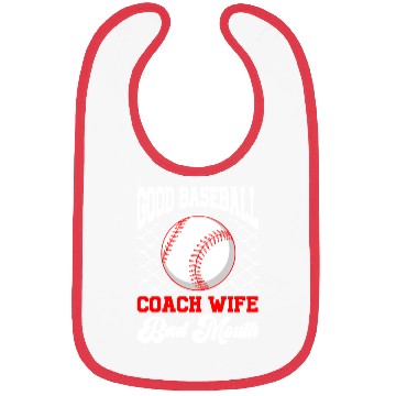 Discover Baseball Coach Wife Professional Mom Instructor Bibs